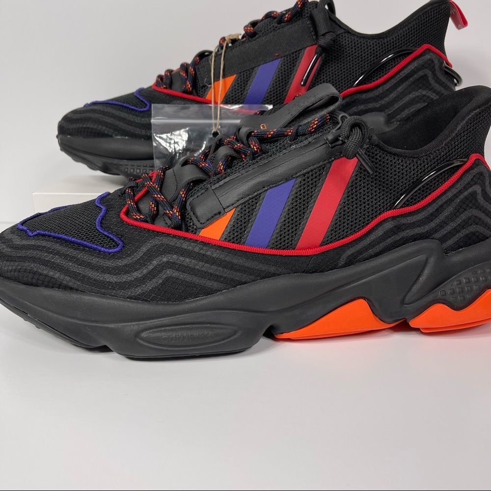 ADIDAS OZWEEGO ZIP CHINESE NEW YEAR MENS SHOES SIZE 11 BLACK RED PURPLE ORANGE - Picture 7 of 10